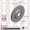 Zimmermann Brake Disc - Standard/Coated, 100124220 100124220